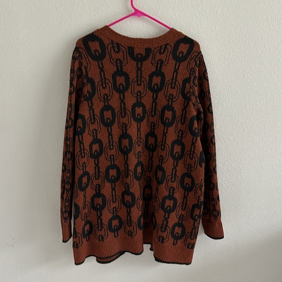 Belle by belldini sweater cardigan large - Picture 4 of 6